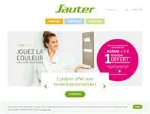 Tablet Screenshot of confort-sauter.com